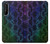 W3366 Arc en ciel Python graphique Imprimer Peau Etui Coque Housse et Flip Housse Cuir pour Sony Xperia 1 II