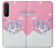 W3518 Licorne Dessin animé Etui Coque Housse et Flip Housse Cuir pour Sony Xperia 1 II