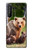 W3558 Famille d'ours Etui Coque Housse et Flip Housse Cuir pour Sony Xperia 1 II