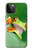 W1047 Petite grenouille Etui Coque Housse et Flip Housse Cuir pour iPhone 12, iPhone 12 Pro