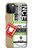 W3543 Art Tag bagages Etui Coque Housse et Flip Housse Cuir pour iPhone 12, iPhone 12 Pro