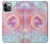 W3709 Galaxie rose Etui Coque Housse et Flip Housse Cuir pour iPhone 12, iPhone 12 Pro