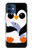 W2631 Mignon Bébé Pingouin Etui Coque Housse et Flip Housse Cuir pour iPhone 12 mini