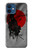 W3517 Japon Drapeau Samurai Etui Coque Housse et Flip Housse Cuir pour iPhone 12 mini