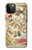 W3145 Constellation antique Carte du ciel étoilé Etui Coque Housse et Flip Housse Cuir pour iPhone 12 Pro Max