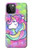 W3264 Pastel Licorne Etui Coque Housse et Flip Housse Cuir pour iPhone 12 Pro Max