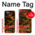 W3393 Camouflage sang Splatter Etui Coque Housse et Flip Housse Cuir pour iPhone 12 Pro Max