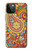 W3402 Floral Paisley Seamless Etui Coque Housse et Flip Housse Cuir pour iPhone 12 Pro Max