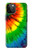 W3422 tie Dye Etui Coque Housse et Flip Housse Cuir pour iPhone 12 Pro Max