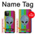 W3437 Extraterrestre Aucun signal Etui Coque Housse et Flip Housse Cuir pour iPhone 12 Pro Max