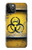 W3669 Graphique du réservoir de danger biologique Etui Coque Housse et Flip Housse Cuir pour iPhone 12 Pro Max