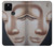 W1255 Visage du Bouddha Etui Coque Housse et Flip Housse Cuir pour Google Pixel 5