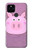 W3269 Porc Dessin animé Etui Coque Housse et Flip Housse Cuir pour Google Pixel 5