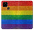 W2683 Arc en ciel Fierté LGBT Drapeau Etui Coque Housse et Flip Housse Cuir pour Google Pixel 4a 5G