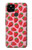 W3719 Modèle de fraise Etui Coque Housse et Flip Housse Cuir pour Google Pixel 4a 5G