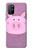 W3269 Porc Dessin animé Etui Coque Housse et Flip Housse Cuir pour OnePlus 8T