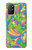 W3273 Fleur Ligne Motif Art Etui Coque Housse et Flip Housse Cuir pour OnePlus 8T