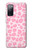 W2213 Motif rose Léopard Etui Coque Housse et Flip Housse Cuir pour Samsung Galaxy S20 FE