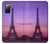 W3447 Paris Eiffel Le coucher du soleil Etui Coque Housse et Flip Housse Cuir pour Samsung Galaxy S20 FE