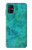 W3147 Aqua Marbre Pierre Etui Coque Housse et Flip Housse Cuir pour Samsung Galaxy M51