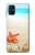 W3212 Coquilles de mer Étoile de mer Plage Etui Coque Housse et Flip Housse Cuir pour Samsung Galaxy M51