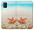 W3212 Coquilles de mer Étoile de mer Plage Etui Coque Housse et Flip Housse Cuir pour Samsung Galaxy M51