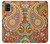 W3402 Floral Paisley Seamless Etui Coque Housse et Flip Housse Cuir pour Samsung Galaxy M51
