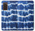 W3671 Tie Dye bleu Etui Coque Housse et Flip Housse pour Samsung Galaxy Z Fold2 5G