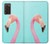 W3708 Flamant rose Etui Coque Housse et Flip Housse pour Samsung Galaxy Z Fold2 5G