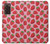 W3719 Modèle de fraise Etui Coque Housse et Flip Housse pour Samsung Galaxy Z Fold2 5G