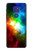 W2312 Arc en ciel coloré espace Galaxie Etui Coque Housse et Flip Housse Cuir pour Motorola Moto G9 Play