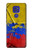 W3306 Colombie Drapeau de football graphique Millésime Etui Coque Housse et Flip Housse Cuir pour Motorola Moto G9 Play