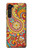 W3402 Floral Paisley Seamless Etui Coque Housse et Flip Housse Cuir pour Motorola Edge