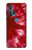 W2480 Tie dye rouge Etui Coque Housse et Flip Housse Cuir pour Motorola Edge+