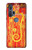 W3352 Gustav Klimt Médecine Etui Coque Housse et Flip Housse Cuir pour Motorola Edge+