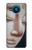 W1255 Visage du Bouddha Etui Coque Housse et Flip Housse Cuir pour Nokia 8.3 5G