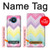 W3514 Arc en ciel Zigzag Etui Coque Housse et Flip Housse Cuir pour Nokia 8.3 5G