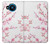 W3707 Fleur de cerisier rose fleur de printemps Etui Coque Housse et Flip Housse Cuir pour Nokia 8.3 5G