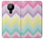 W3514 Arc en ciel Zigzag Etui Coque Housse et Flip Housse Cuir pour Nokia 5.3