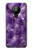 W3713 Graphique violet améthyste à quartz imprimé Etui Coque Housse et Flip Housse Cuir pour Nokia 5.3