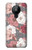 W3716 Motif floral rose Etui Coque Housse et Flip Housse Cuir pour Nokia 5.3