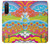 W3407 hippie Art Etui Coque Housse et Flip Housse Cuir pour Sony Xperia 5 II