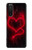 W3682 Cœur du diable Etui Coque Housse et Flip Housse Cuir pour Sony Xperia 5 II