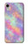 W3706 Arc-en-ciel pastel Galaxy Pink Sky Etui Coque Housse et Flip Housse Cuir pour iPhone XR