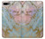 W3717 Imprimé graphique en marbre bleu pastel or rose Etui Coque Housse et Flip Housse Cuir pour iPhone 7 Plus, iPhone 8 Plus