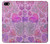 W3710 Coeur d'amour rose Etui Coque Housse et Flip Housse Cuir pour iPhone 5 5S SE