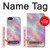 W3706 Arc-en-ciel pastel Galaxy Pink Sky Etui Coque Housse et Flip Housse Cuir pour iPhone 5C