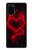 W3682 Cœur du diable Etui Coque Housse et Flip Housse Cuir pour Samsung Galaxy S20 Plus, Galaxy S20+