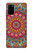 W3694 Modèle d'art hippie Etui Coque Housse et Flip Housse Cuir pour Samsung Galaxy S20 Plus, Galaxy S20+