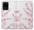 W3707 Fleur de cerisier rose fleur de printemps Etui Coque Housse et Flip Housse Cuir pour Samsung Galaxy S20 Ultra